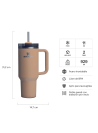 Vasos naranjo para niño, diseño outdoor, perfectos para mantener bebidas frías durante excursiones.