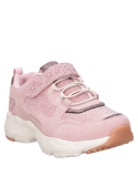 Calzado ligero rosado para niña, diseño casual, recomendado para moverse con libertad y comodidad.