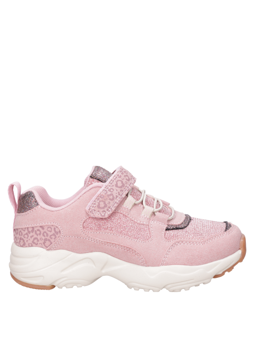 Calzado ligero rosado para niña, diseño casual, recomendado para moverse con libertad y comodidad.
