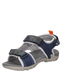 Sandalia outdoor infantil azul, estilo casual, para niño, diseño de punta abierta, ideal para actividades al aire libre.