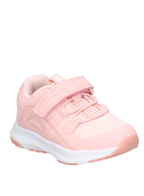 Zapatilla urbana rosada para niña, estilo casual, ideal para paseos y juegos.