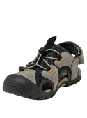 Sandalia urbana gris para niño, estilo casual, ideal para actividades diarias en la ciudad.