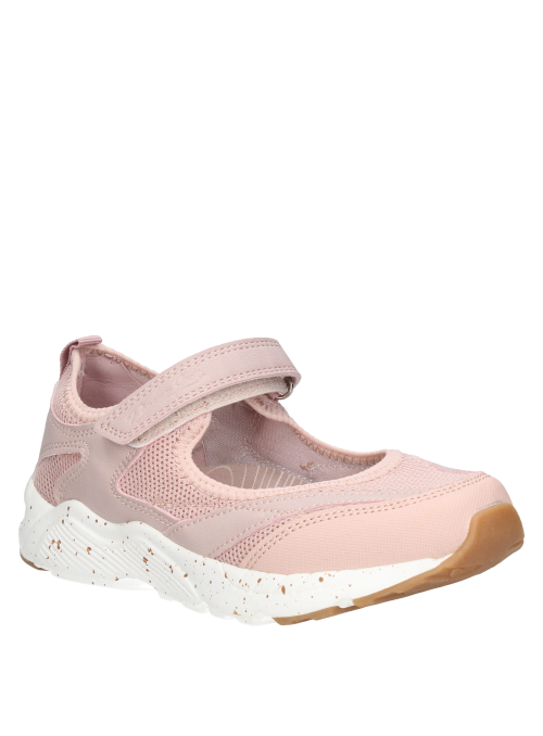 Zapatilla ligera rosada para niña, estilo urbano, adecuada para jugar y explorar en la ciudad.