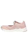 Calzado sintético rosado para niña, diseño casual, recomendado para el fin de semana y actividades al aire libre.