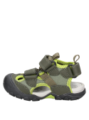 Calzado verde para niño, sandalia de estilo casual, perfecta para el uso diario y aventuras.