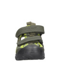 Sandalia outdoor infantil verde para niño, estilo casual, ideal para actividades al aire libre.