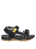 Sandalia casual negra para niño, adecuada para actividades diarias y aventuras urbanas.