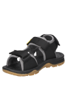 Sandalia outdoor negra para niño, estilo casual, ideal para actividades al aire libre.