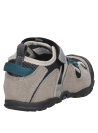 Calzado gris casual para niño, material sintético, adecuado para el día a día.