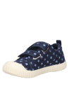 Calzado casual azul para niña, confeccionado en textil, perfecto para actividades diarias.