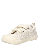 Zapatilla textil beige para niña, con diseño versátil, perfecta para paseos en la ciudad.