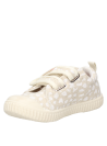 Zapatilla textil beige para niña, con diseño versátil, perfecta para paseos en la ciudad.