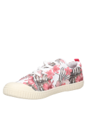 Zapatilla textil blanca para niña, cómoda y funcional, ideal para el día a día.