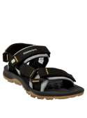 Calzado negro para niño, estilo casual, cómodo para combinar con shorts o pantalones cargo.