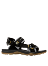 Sandalia deportiva negra para niño, estilo casual, ideal para actividades al aire libre.