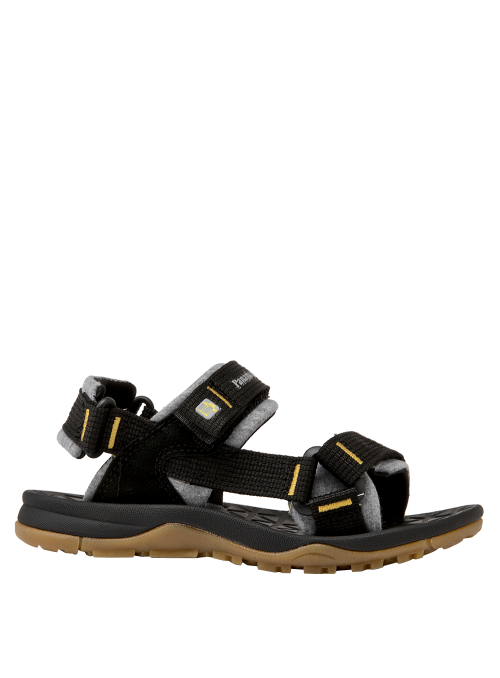 Sandalia deportiva negra para niño, estilo casual, ideal para paseos al aire libre.