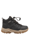 Zapatilla urbana negra para niño, estilo casual, ideal para juegos y paseos.