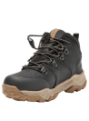 Zapatilla urbana negra para niño, estilo casual, ideal para juegos y paseos.