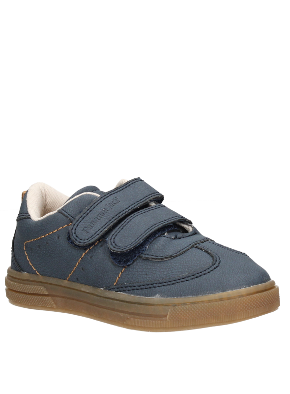 Calzado casual azul para niño, fabricado en PU, perfecto para actividades al aire libre.