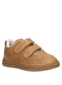 Zapatilla de PU camel para niño, diseño cómodo, recomendado para el uso diario.