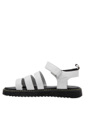 Sandalia clásica blanca para niña, estilo casual, ideal para paseos y juegos.