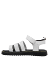 Sandalia clásica blanca para niña, estilo casual, ideal para paseos y juegos.