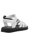 Sandalia clásica blanca para niña, estilo casual, ideal para paseos y juegos.