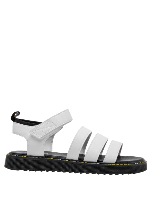 Sandalia clásica blanca para niña, estilo casual, ideal para paseos y juegos.