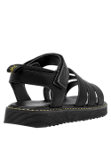Calzado negro de niña, diseño limpio, material sintético.