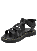 Sandalia urbana negra para niña, estilo casual, ideal para paseos.