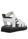 Calzado casual blanco para niña, fabricado en material sintético, ideal para tardes de juego.
