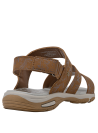 Calzado plano para niña en taupe, material sintético, ideal para explorar.