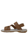 Sandalia de punta abierta taupe, para niñas, perfecta para días activos.
