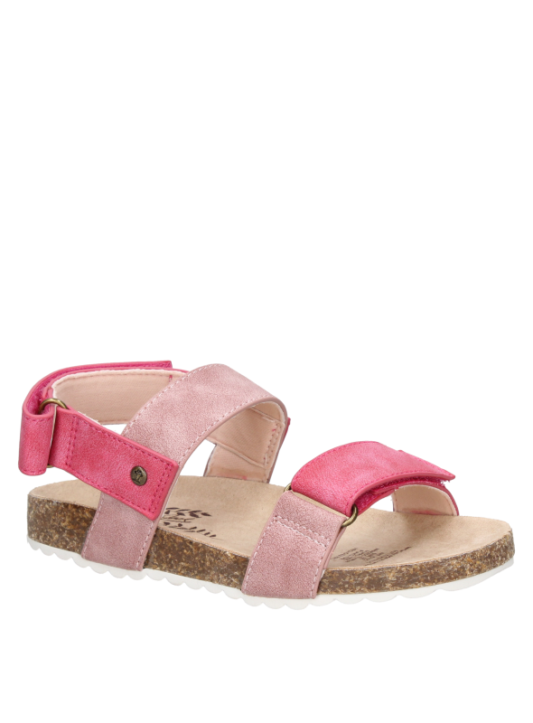 Calzado ligero rosado para niña, diseño sencillo, perfecto para actividades diarias.