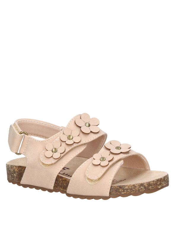 Sandalia liviana rosada para niña, ideal para explorar plazas y costas con estilo.