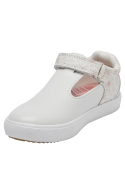 Zapato blanco para niña, estilo casual, adecuado para un ritmo activo y outdoor.