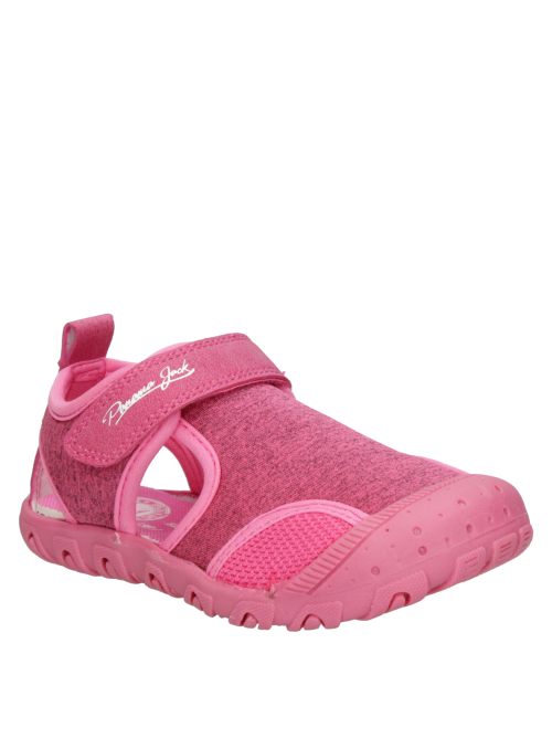 Sandalia urbana rosada para niña, estilo casual, ideal para paseos y actividades al aire libre.