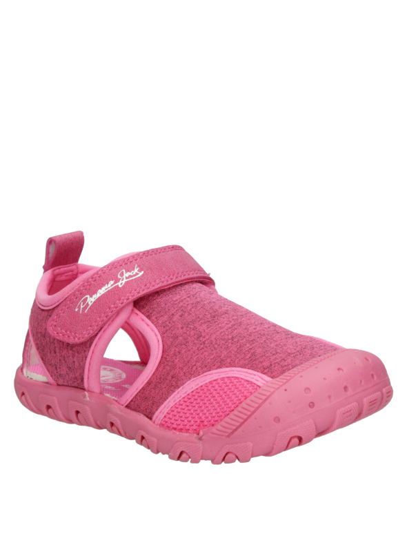 Sandalia urbana rosada para niña, estilo casual, ideal para paseos y actividades al aire libre.