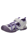 Sandalia urbana gris para niña, estilo casual, ideal para juegos y paseos.