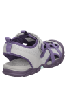 Sandalia urbana gris para niña, estilo casual, ideal para juegos y paseos.