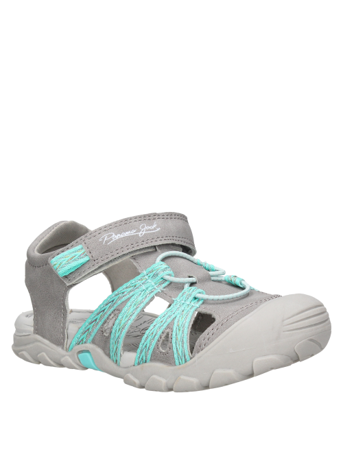 Calzado sintético gris para niña, combina bien con jeans y chaquetas, perfecto para el verano.