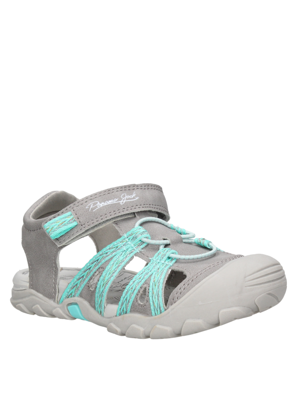 Calzado sintético gris para niña, combina bien con jeans y chaquetas, perfecto para el verano.