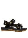 Sandalia infantil negra casual para niño, ideal para actividades al aire libre.