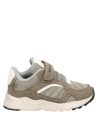 Calzado urbano-outdoor beige, material sintético y textil, para niño, cómodo para explorar.