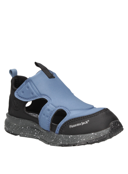 Sandalia cómoda azul para niño, estilo casual, recomendada para días activos y aventuras urbanas.