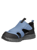 Sandalia flexible azul para niño, diseño casual, ideal para pisadas firmes y juegos al aire libre.
