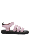 Sandalia casual para niña en tono rosado, cómoda y versátil, adecuada para la plaza y la ciudad.