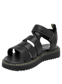 Sandalia urbana negra para niña, estilo casual, ideal para paseos en la ciudad.