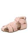 Sandalia casual para niña en color rosado, diseño práctico para explorar la plaza.