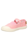 Ballerina casual de 4 cm de base, color rosado, ideal para combinar con jeans o shorts.